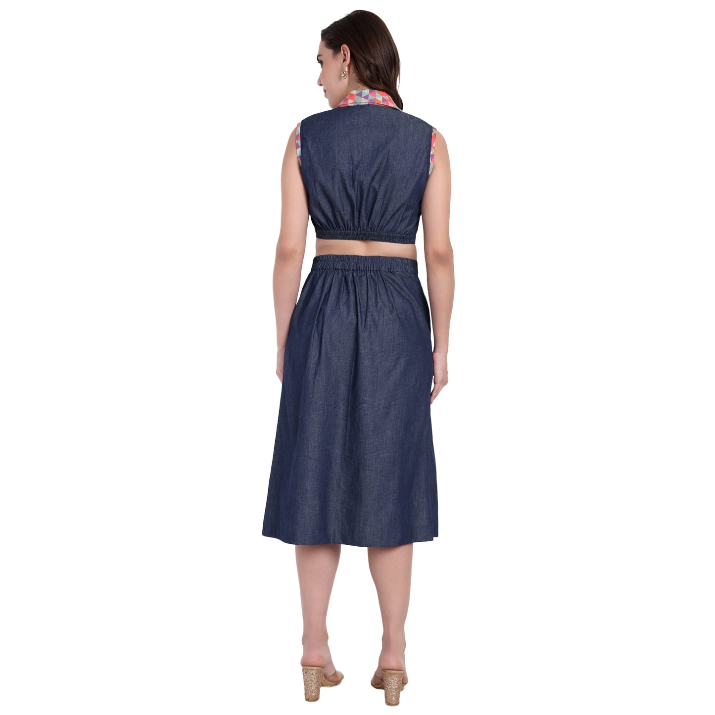 DENIM CORD SET