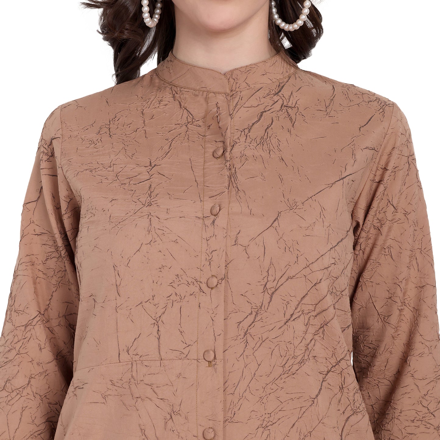 TEXTURED COTTON KURTA