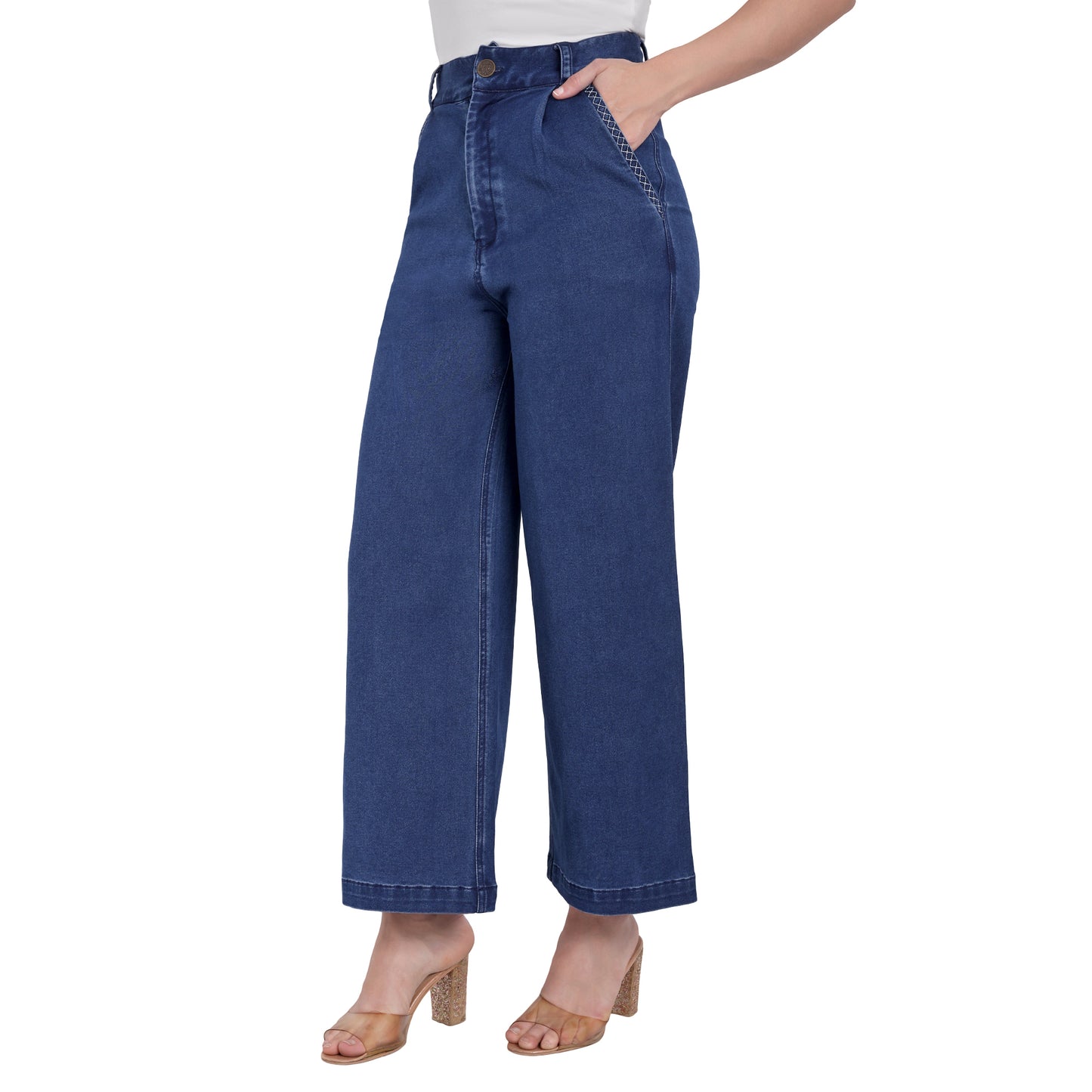 BLUE DENIM CORD SET