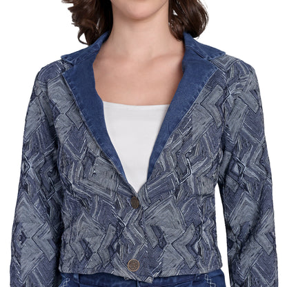 BLUE DENIM CORD SET