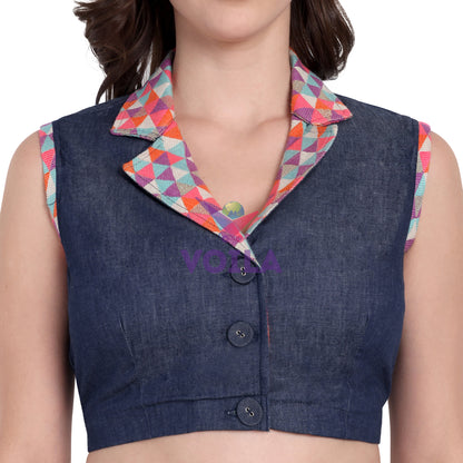 DENIM CORD SET